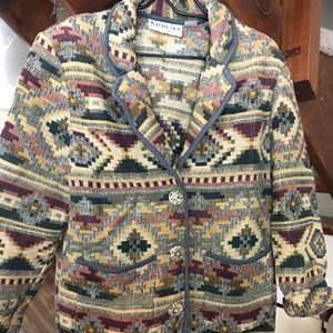 Woven textile outer-coat